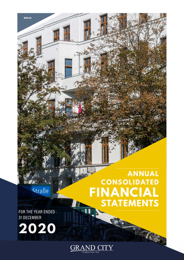 Miniature Grand City Properties Rapport annuel 2020