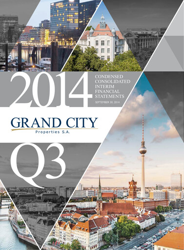 Thumbnail Grand City Properties Quarterly Report 2014-q3