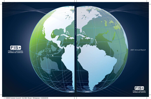 Thumbnail Fidelity National Information Services Annual Report 2007