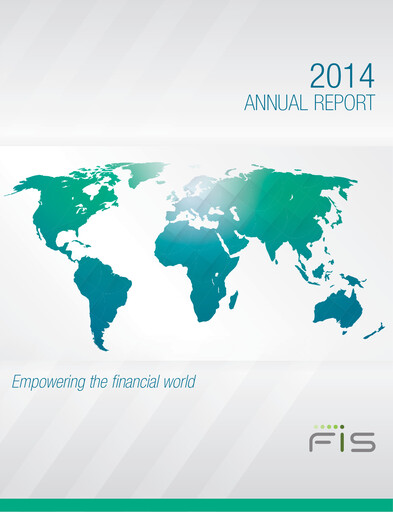 Thumbnail Fidelity National Information Services Annual Report 2014