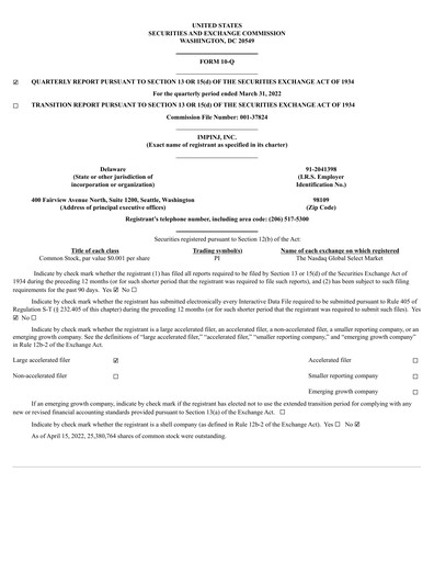 Thumbnail Impinj Quarterly Report 2022-q1
