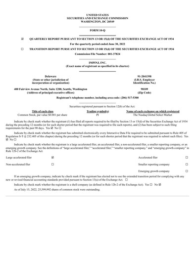 Thumbnail Impinj Quarterly Report 2022-q2