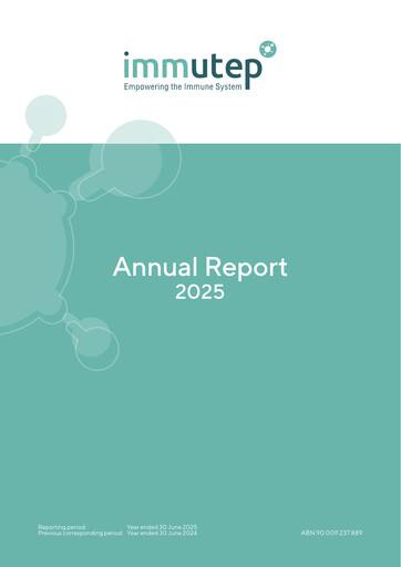 Thumbnail Immutep Annual Report 2025