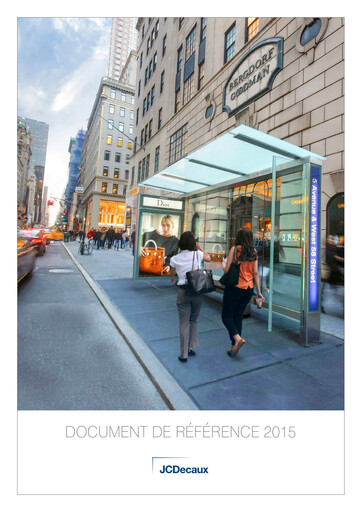 Thumbnail JCDecaux Universal Registration Document 2015