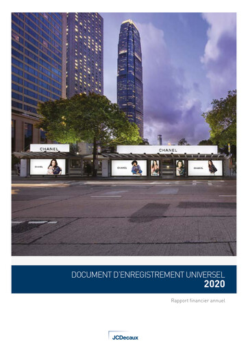 Thumbnail JCDecaux Universal Registration Document 2020