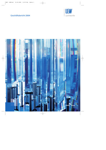 Thumbnail LEW (Lechwerke) Annual Report 2004