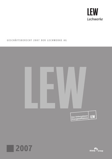 Thumbnail LEW (Lechwerke) Annual Report 2007