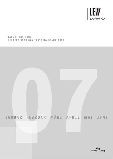 Thumbnail LEW (Lechwerke) Half-year Report 2007-h1