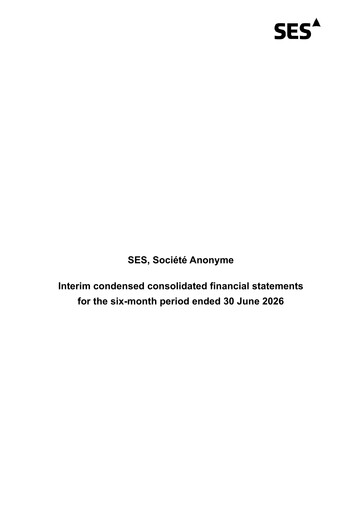 Thumbnail SES S.A. Half-year Report 2026-h1