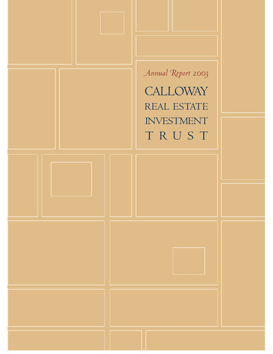 Thumbnail SmartCentres REIT Annual Report 2003