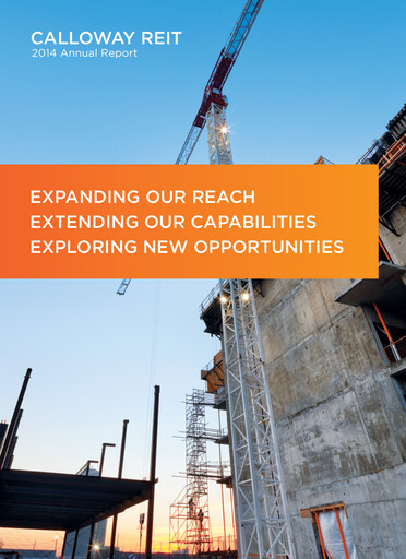 Thumbnail SmartCentres REIT Annual Report 2014