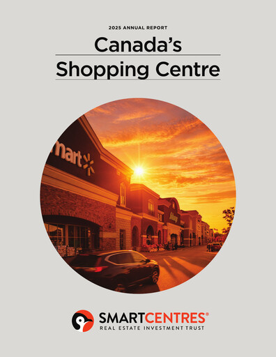 Thumbnail SmartCentres REIT Annual Report 2025