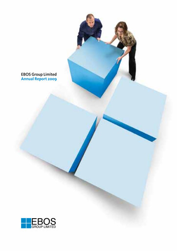 Thumbnail Ebos Group Annual Report 2009