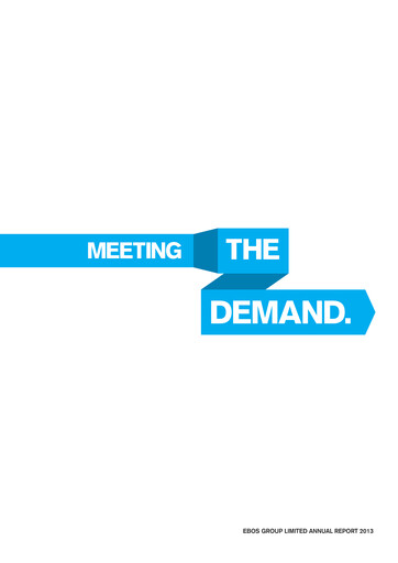 Thumbnail Ebos Group Annual Report 2013