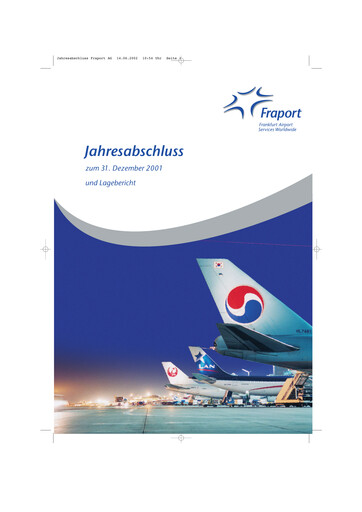 Thumbnail Fraport Financial Statement 2001