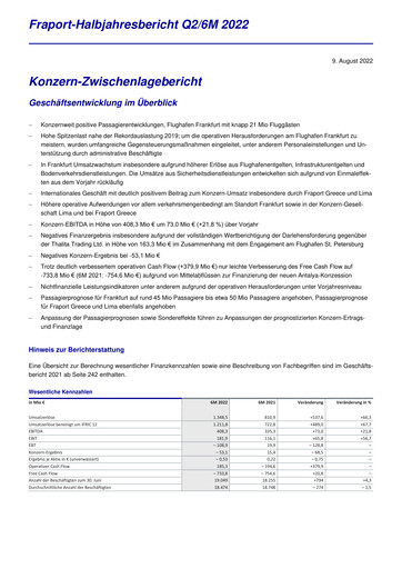 Thumbnail Fraport Half-year Report 2022-h1