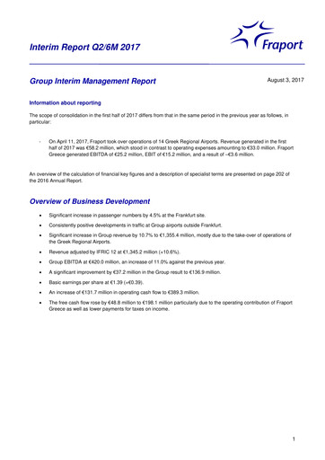 Miniature Fraport Rapport semestriel 2017-h1