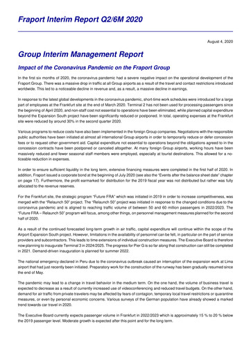 Miniature Fraport Rapport semestriel 2020-h1