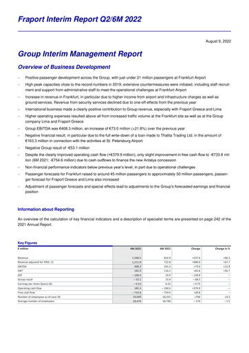 Miniature Fraport Rapport semestriel 2022-h1