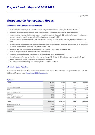 Miniature Fraport Rapport semestriel 2023-h1