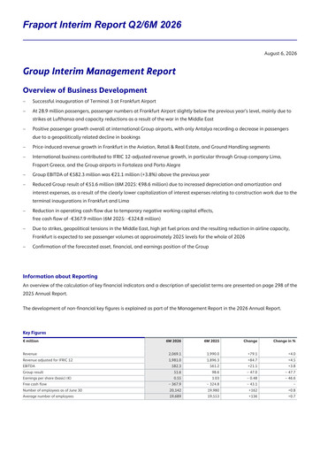 Thumbnail Fraport Half-year Report 2026-h1