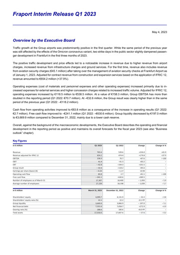 Thumbnail Fraport Quarterly Report 2023-q1
