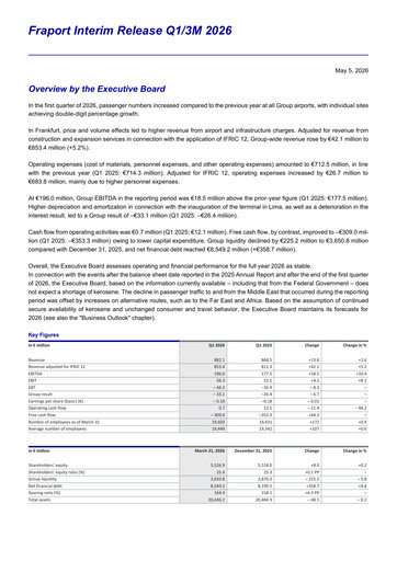 Thumbnail Fraport Quarterly Report 2026-q1