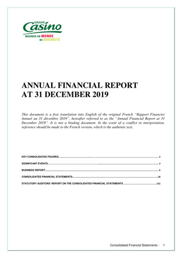 Thumbnail Casino Guichard-Perrachon Financial Report 2019