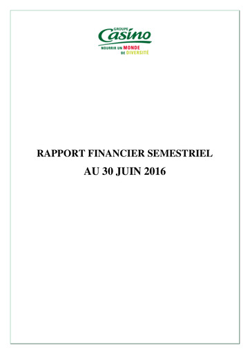 Miniature Casino Guichard-Perrachon Rapport financier 2016-h1