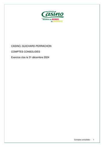 Vorschaubild Casino Guichard-Perrachon Finanzmitteilung 2024
