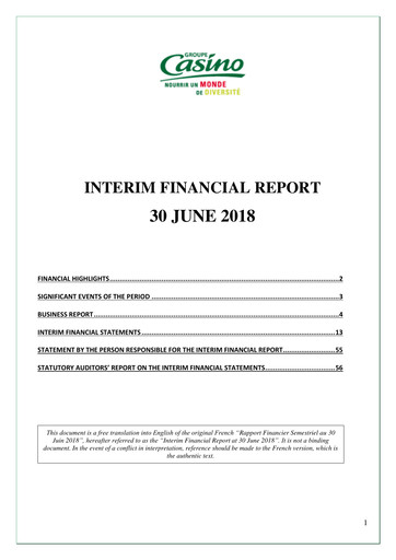 Vorschaubild Casino Guichard-Perrachon Halbjahresbericht 2018-h1