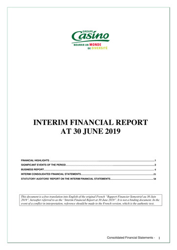 Vorschaubild Casino Guichard-Perrachon Halbjahresbericht 2019-h1