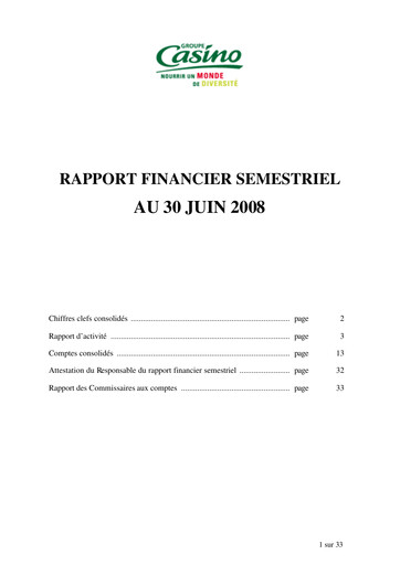 Thumbnail Casino Guichard-Perrachon Half-year Report 2008-h1