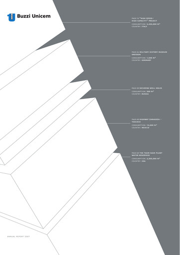 Thumbnail Buzzi Unicem
 Annual Report 2007