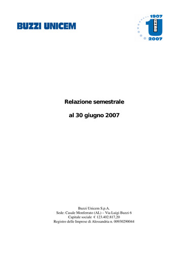 Thumbnail Buzzi Unicem
 Half-year Report 2007-h1