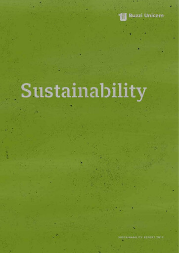 Thumbnail Buzzi Unicem
 Sustainability Report 2012