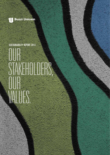 Thumbnail Buzzi Unicem
 Sustainability Report 2013