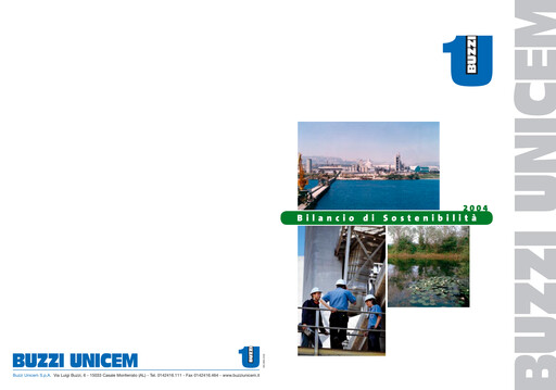 Miniature Buzzi Unicem
 Rapport de durabilité 2004