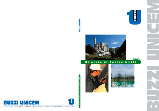 Miniature Buzzi Unicem
 Rapport de durabilité 2005