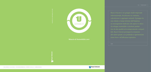 Miniature Buzzi Unicem
 Rapport de durabilité 2007