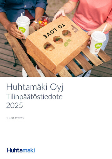 Miniature Huhtamäki Rapport financier 2025