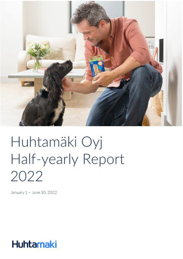 Miniature Huhtamäki Rapport semestriel 2022-h1