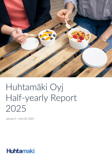 Miniature Huhtamäki Rapport semestriel 2025-h1