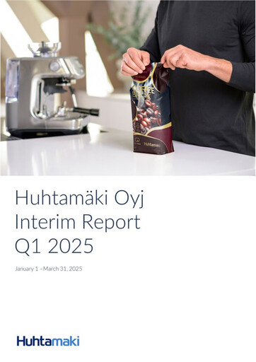 Miniature Huhtamäki Rapport trimestriel 2025-q1