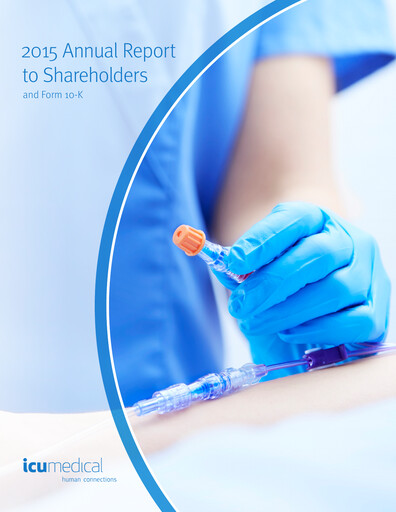 Thumbnail ICU Medical
 Annual Report 2015