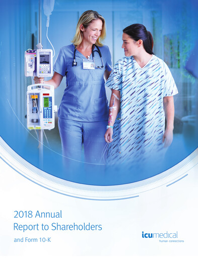 Thumbnail ICU Medical
 Annual Report 2018
