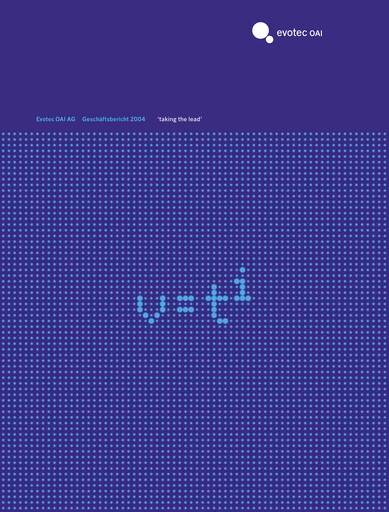 Thumbnail Evotec Annual Report 2004