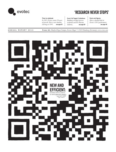 Thumbnail Evotec Annual Report 2013