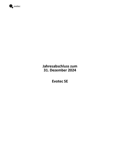 Thumbnail Evotec Financial Statement 2024