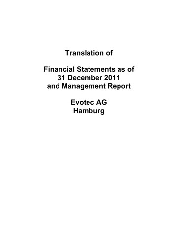 Thumbnail Evotec Financial Statement 2011